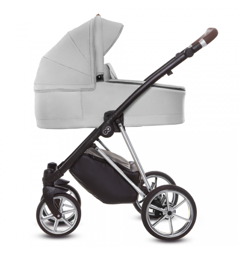 Babyactive Musse - wózek wielofunkcyjny, zestaw 2w1 z opcją 3w1 i 4w1 | Ultra Zen - Silver